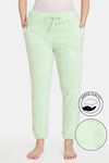 Zivame Fur Knit Poly Pyjama - Pastel Green — thumbnail 1